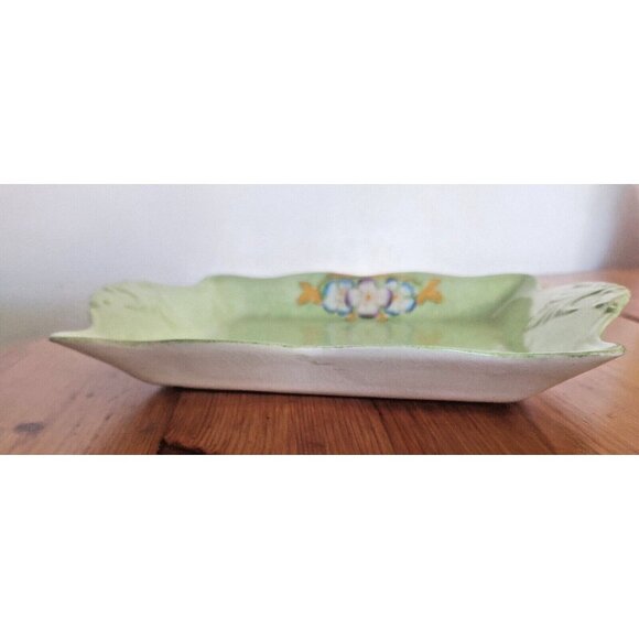 JAMES KENT Longton Vintage Square Pin Dish JAMES KENT Iris Daffodil 1156 - Picture 5 of 11